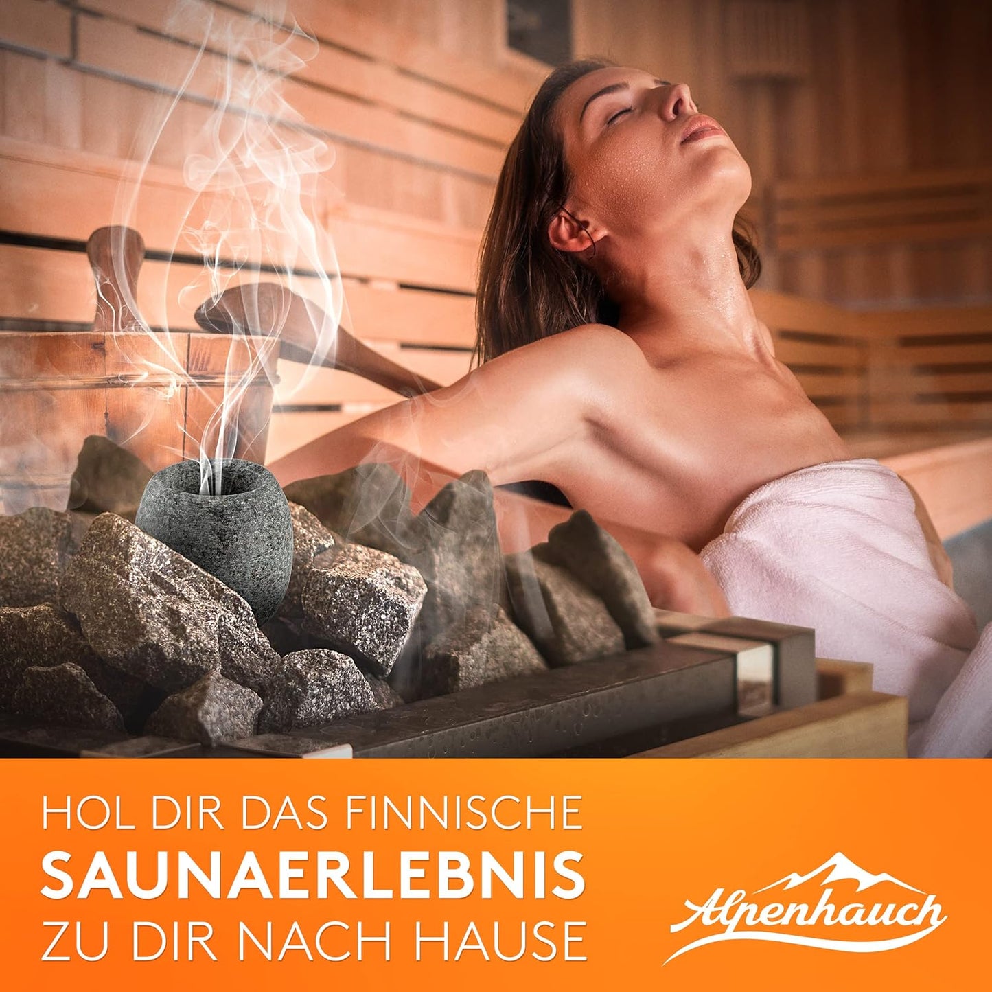 Sauna Ei aus massivem Speckstein