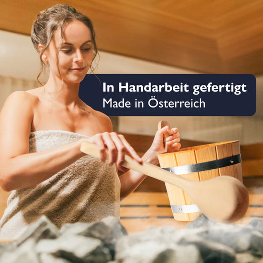 Sauna Eimer mit Kelle [5L]